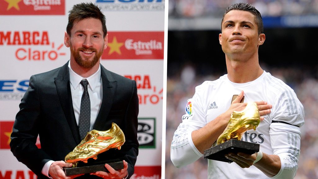 Messi và Ronalo đang dẫn đầu cuộc đua chiếc giày vàng Châu Âu