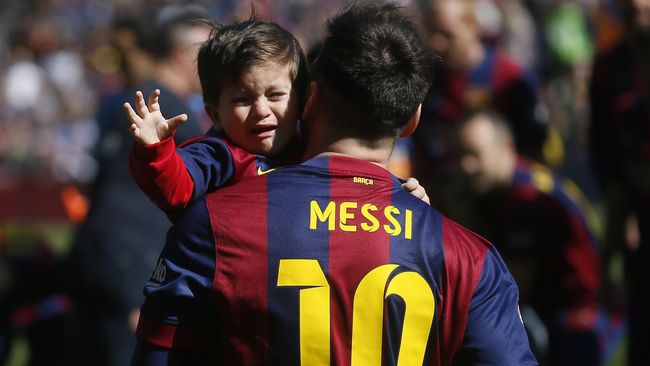 Mateo anti bố Messi từ nhỏ