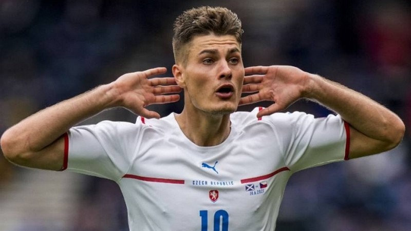 Patrik Schick là cái tên ấn tượng nhất của đội tuyển Cộng hòa Séc